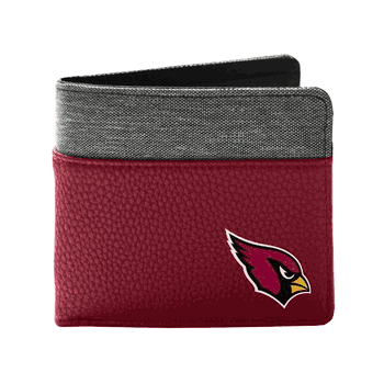 Arizona Cardinals Pebble BiFold Wallet DRED