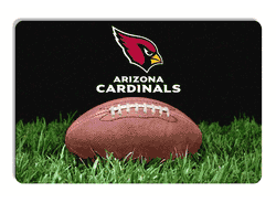 Arizona Cardinals Pet Bowl Mat Classic Football Size Large CO