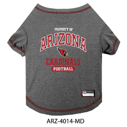 Arizona Cardinals Pet Tee Shirt - Medium