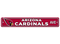Arizona Cardinals Plastic Street Sign