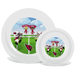 Arizona Cardinals Plate & Bowl Set