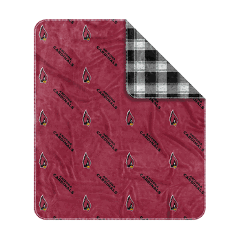 Arizona Cardinals Plush Sherpa Throw 50x60