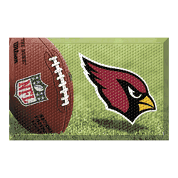 Arizona Cardinals Rubber Scraper Door Mat