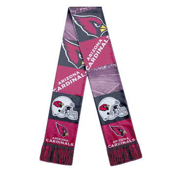 Arizona Cardinals Scarf Printed Bar Design