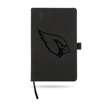 Arizona Cardinals Black - Primary Laser Engraved Small Notepad