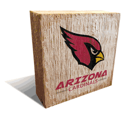 Arizona Cardinals Team Logo Block 6X6