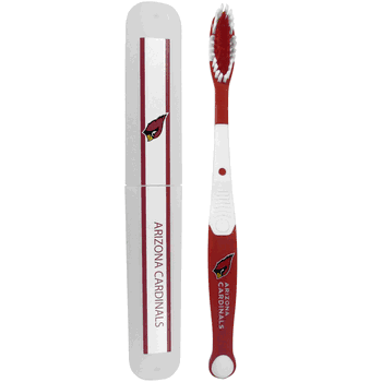 Arizona Cardinals Toothbrush and Travel Case