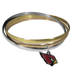 Arizona Cardinals Tri-color Bangle Bracelet