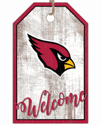 Arizona Cardinals Welcome Team Tag 11x19 Sign