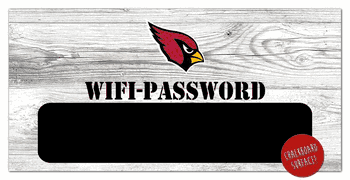 Arizona Cardinals Wifi Password 6x12 Sign