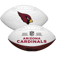 Arizona Cardinals Wilson NFL Live Signature Autograph White Panel Football