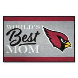 Arizona Cardinals World's Best Mom Starter Mat Accent Rug - 19in. x 30in.