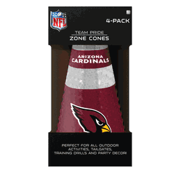 Arizona Cardinals Zone Cones 4 Pack