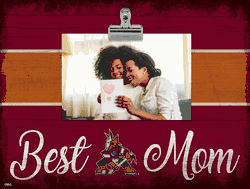 Arizona Coyotes 10" x 8" Best Mom with Stripe Clip Frame