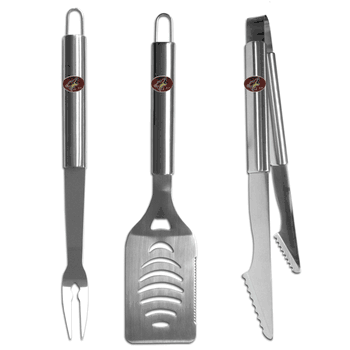 Arizona Coyotes 3 pc Stainless Steel BBQ Set
