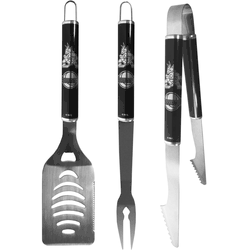 Arizona Coyotes 3 pc Steel BBQ Set in Black