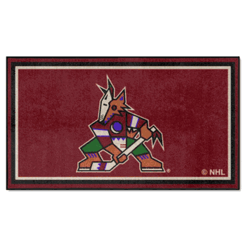 Arizona Coyotes 3ft. x 5ft. Plush Area Rug