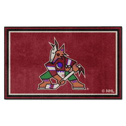 Arizona Coyotes 4ft. x 6ft. Plush Area Rug