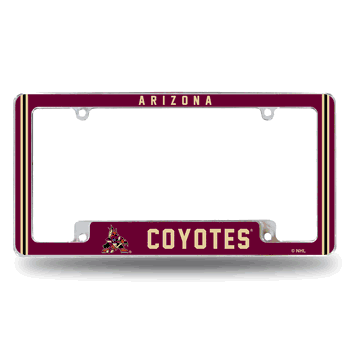 Arizona Coyotes Alternate Design All Over Chrome Frame