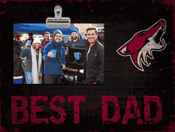 Arizona Coyotes Best Dad Clip Frame