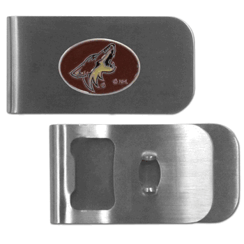 Arizona Coyotes Bottle Opener Money Clip
