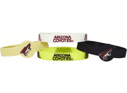 Arizona Coyotes Bracelets - 4 Pack Silicone