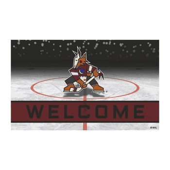 Arizona Coyotes Crumb Rubber Door Mat - 18in. x 30in.