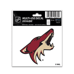 Arizona Coyotes Decal 3x4 Multi Use Color