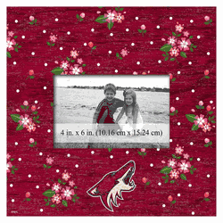Arizona Coyotes Floral 10x10 Frame