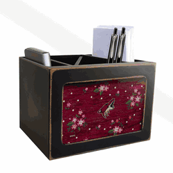 Arizona Coyotes Floral Desktop Organizer