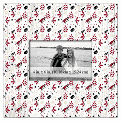Arizona Coyotes Floral Pattern 10x10 Frame