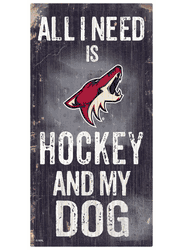 Arizona Coyotes Hockey and My Dog Sign