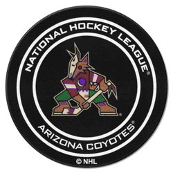 Arizona Coyotes Hockey Puck Rug - 27in. Diameter