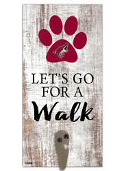 Arizona Coyotes Leash Holder 6x12 Sign