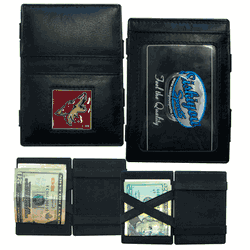Arizona Coyotes Leather Jacob's Ladder Wallet