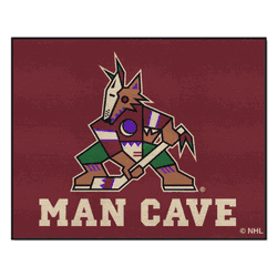 Arizona Coyotes Man Cave All-Star Rug - 34 in. x 42.5 in.