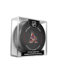 Arizona Coyotes NHL Hockey Official Game Puck IN CUBE