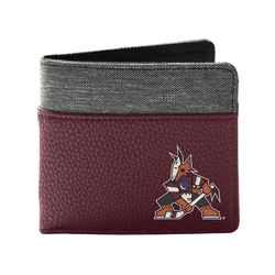 Arizona Coyotes Pebble BiFold Wallet MARN