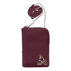 Arizona Coyotes Pebble Smart Purse Maroon