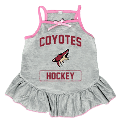 Arizona Coyotes Pet Dress Grey Type XLarge