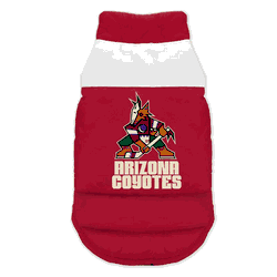 Arizona Coyotes Pet Parka Puff Vest Small