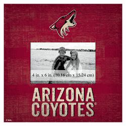 Arizona Coyotes Team Name 10"x10" Frame  Sign