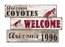 Arizona Coyotes Welcome 3 Plank