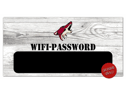 Arizona Coyotes Wifi Password 6x12 Sign