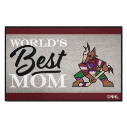 Arizona Coyotes World's Best Mom Starter Mat Accent Rug - 19in. x 30in.