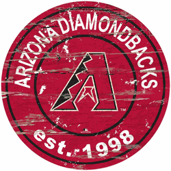 Arizona Diamondbacks 24" Established Date Round Sign