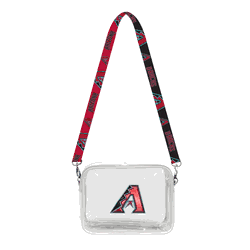 Arizona Diamondbacks 3D Logo Clear Fanny Fan Purse