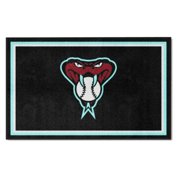 Arizona Diamondbacks 4ft. x 6ft. Plush Area Rug