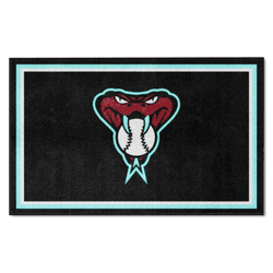 Arizona Diamondbacks 4ft. x 6ft. Plush Area Rug