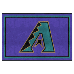 Arizona Diamondbacks 5ft. x 8 ft. Plush Area Rug - Retro Collection